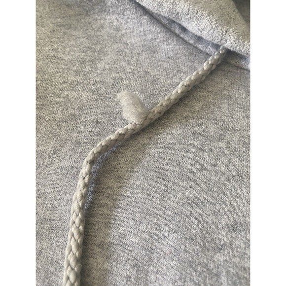 Minnie Mouse Hooded Fleece Zip Jacket Women’s Size Large Pockets Gray Retro - Picture 6 of 9